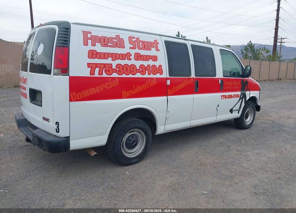 1998 GMC SAVANA STANDARD VIN: 1GTGG25R8W1047230