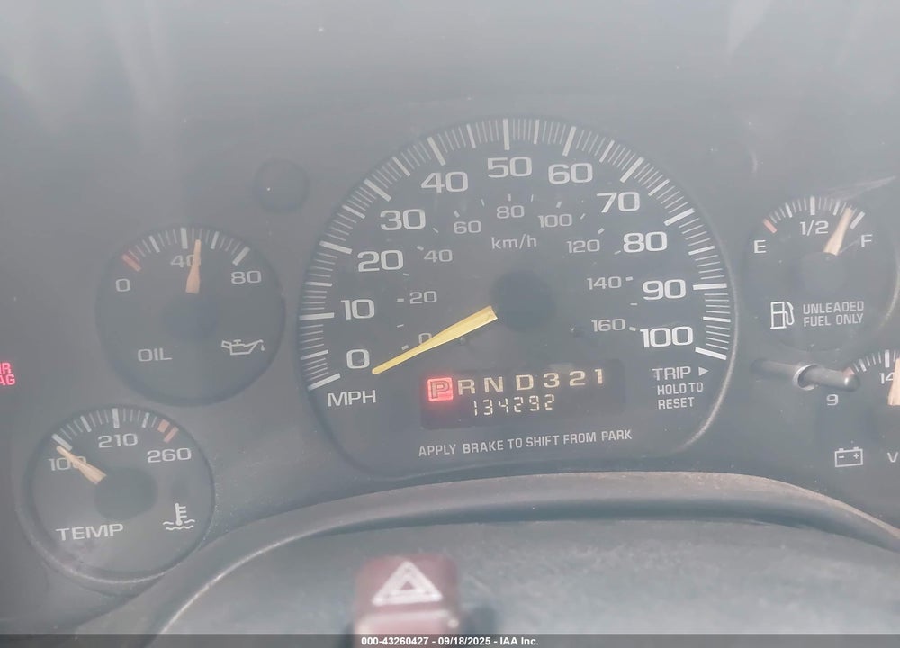 1998 GMC SAVANA STANDARD VIN: 1GTGG25R8W1047230