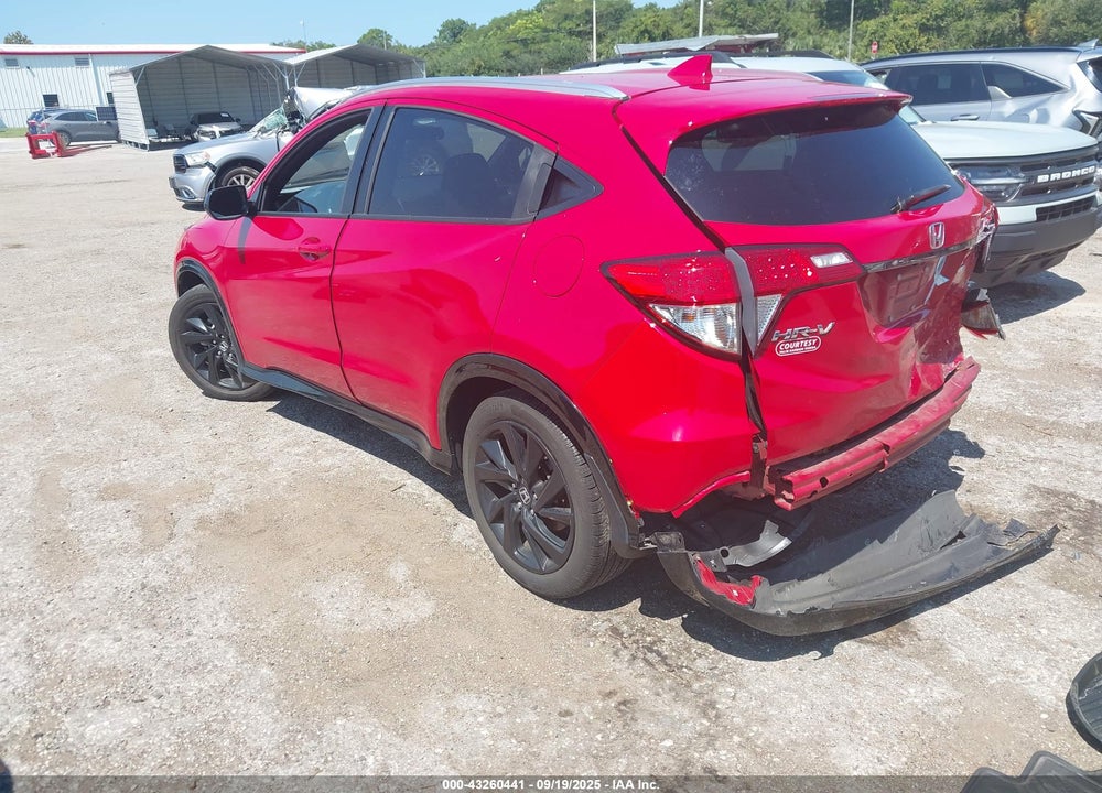 2022 HONDA HR-V 2WD SPORT VIN: 3CZRU5H16NM742259