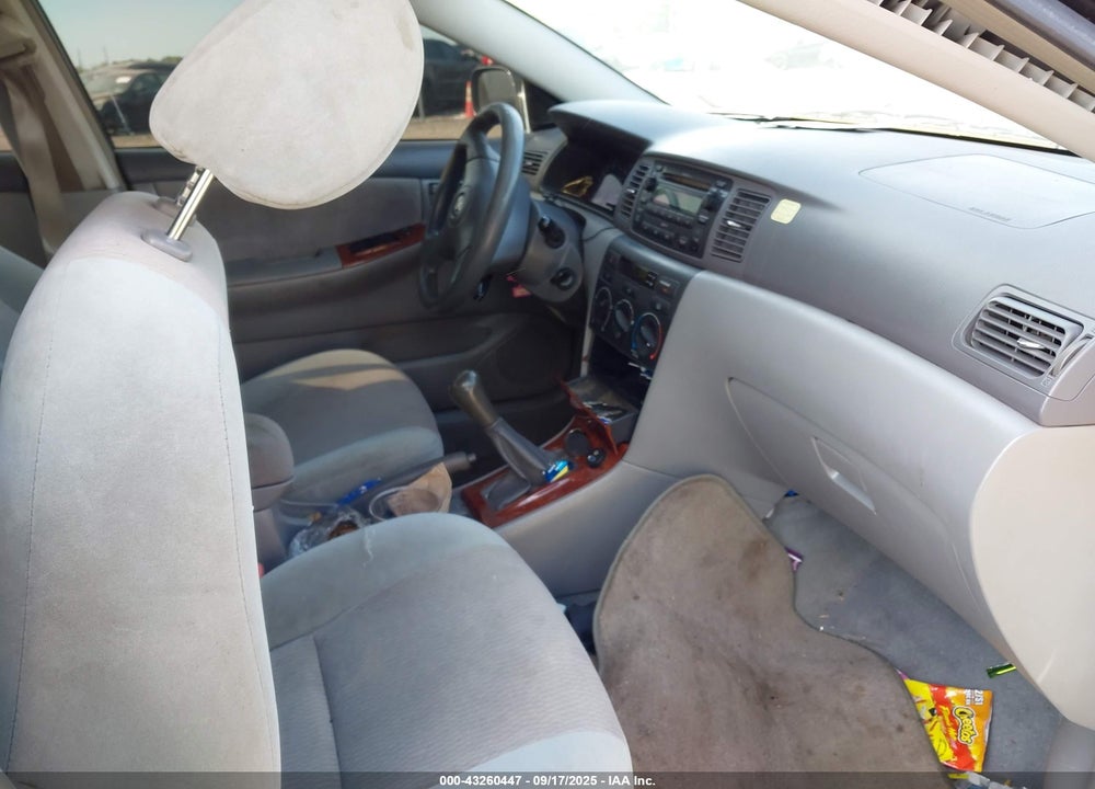 2007 TOYOTA COROLLA LE VIN: 2T1BR32EX7C778167