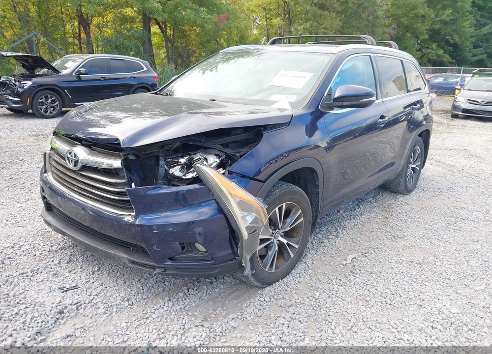 2016 TOYOTA HIGHLANDER VIN: 5TDJKRFH9GS300577