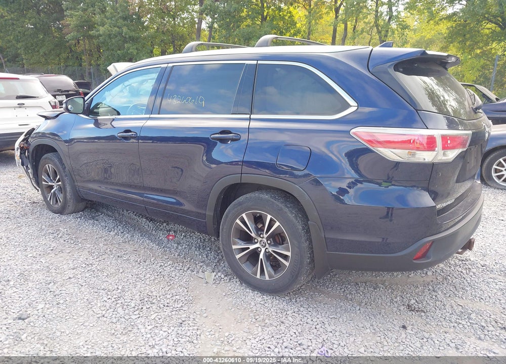 2016 TOYOTA HIGHLANDER VIN: 5TDJKRFH9GS300577