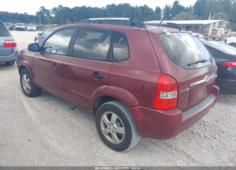 2005 HYUNDAI TUCSON GL VIN: KM8JM12B15U107177