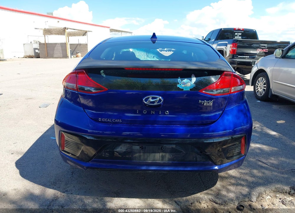 2019 HYUNDAI IONIQ HYBRID BLUE VIN: KMHC65LC1KU164640