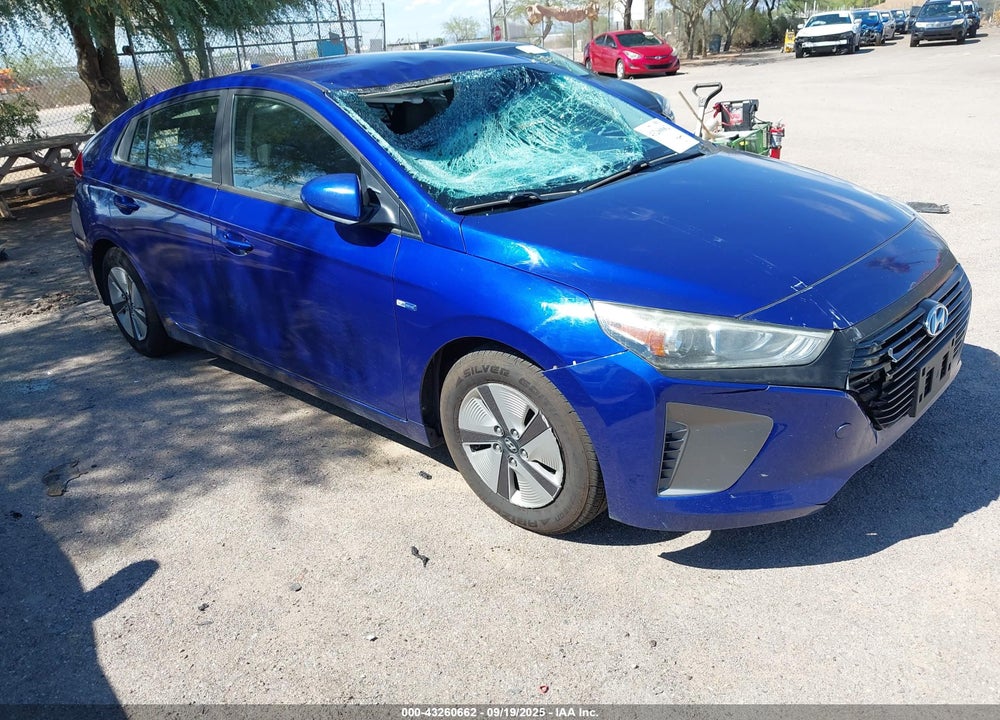 2019 HYUNDAI IONIQ HYBRID BLUE VIN: KMHC65LC1KU164640