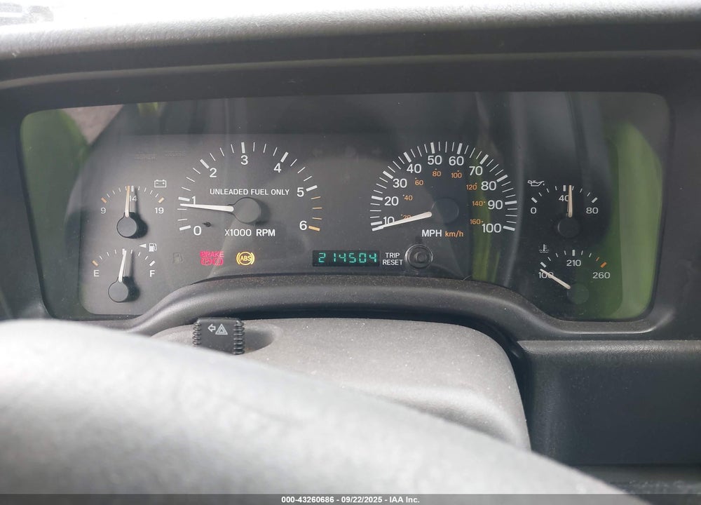 1997 JEEP CHEROKEE COUNTRY VIN: 1J4FJ78S4VL543213