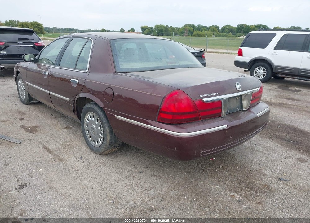 2003 MERCURY GRAND MARQUIS LS VIN: 2MEFM75W13X647287