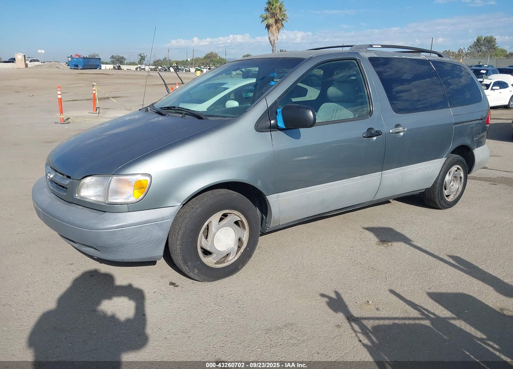 2000 TOYOTA SIENNA LE VIN: 4T3ZF13C9YU317753