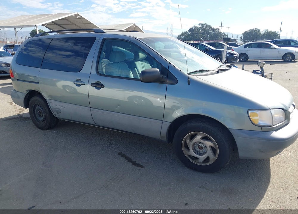2000 TOYOTA SIENNA LE VIN: 4T3ZF13C9YU317753