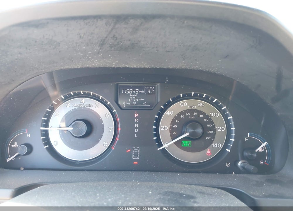 2013 HONDA ODYSSEY EX VIN: 5FNRL5H44DB038275