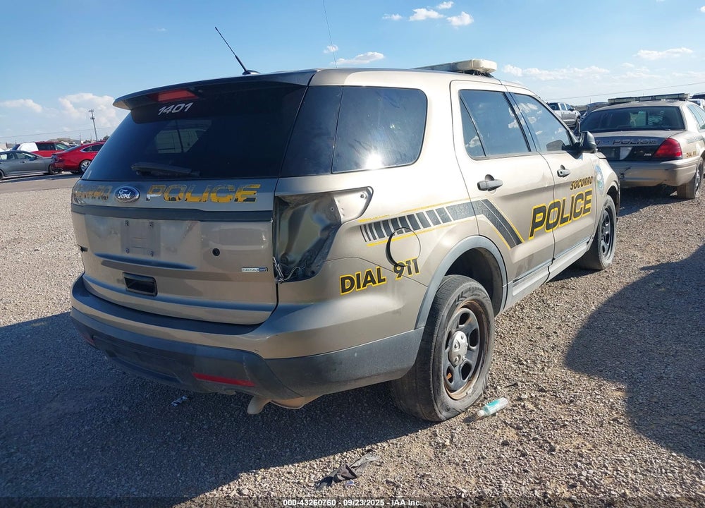 2014 FORD POLICE INTERCEPTOR UTILITY VIN: 1FM5K8AR8EGA44799