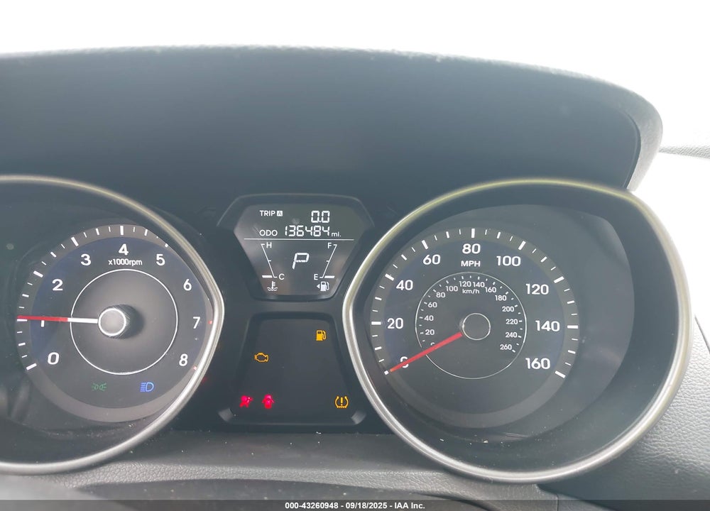 2013 HYUNDAI ELANTRA GLS VIN: 5NPDH4AE7DH158887