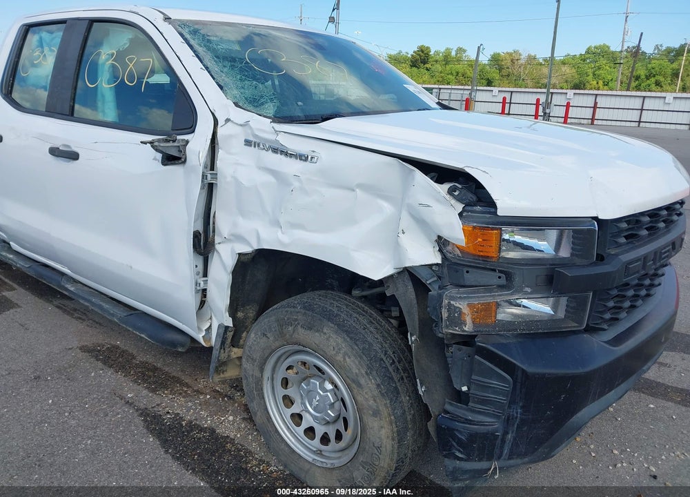 2019 CHEVROLET SILVERADO 1500 WORK TRUCK VIN: 1GCRWAEF9KZ238579