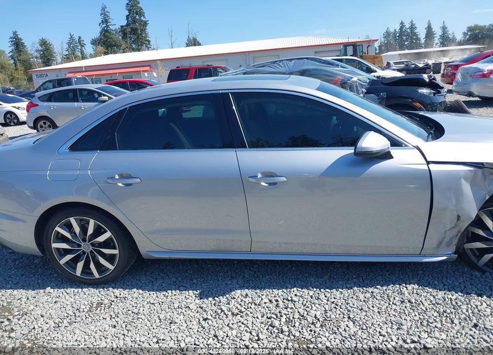 2021 AUDI A4 PREMIUM 40 TFSI QUATTRO S TRONIC VIN: WAUABAF4XMN003704