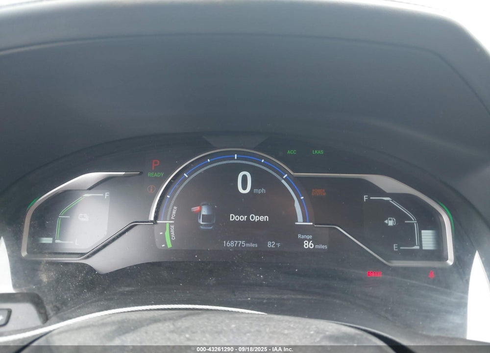 2018 HONDA CLARITY PLUG-IN HYBRID VIN: JHMZC5F15JC019394