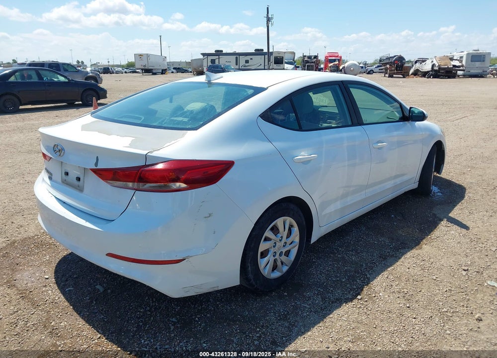 2017 HYUNDAI ELANTRA VIN: 5NPD74LFXHH111741