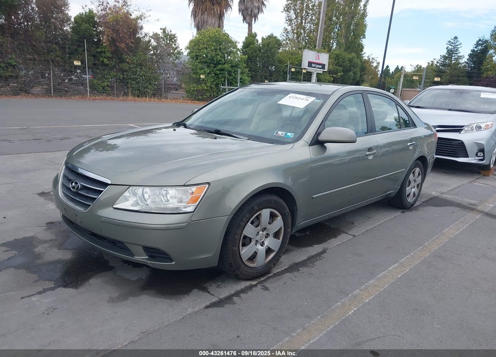 2009 HYUNDAI SONATA GLS VIN: 5NPET46C19H406231