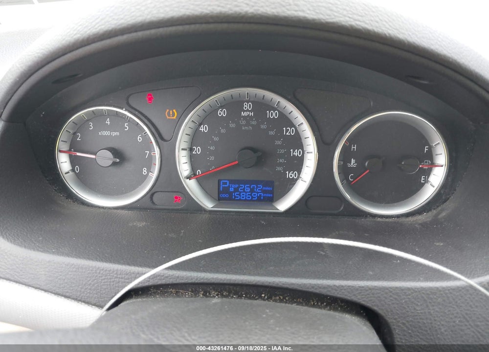 2009 HYUNDAI SONATA GLS VIN: 5NPET46C19H406231