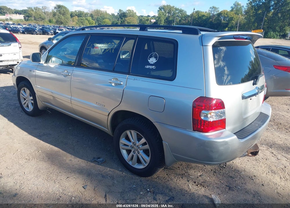 2006 TOYOTA HIGHLANDER HYBRID VIN: JTEEW21A160033343