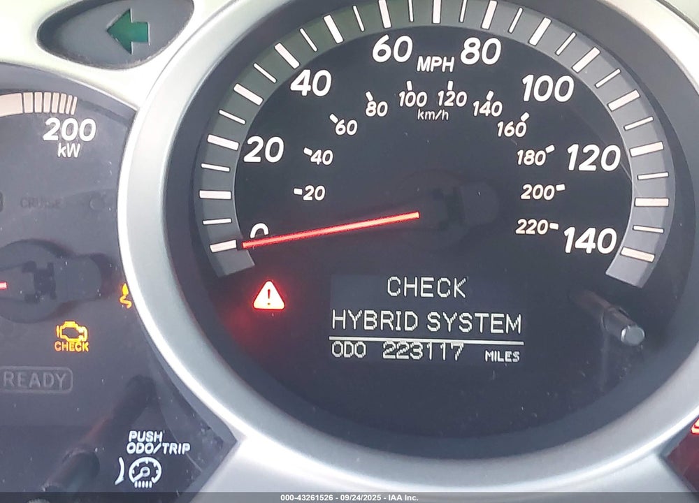 2006 TOYOTA HIGHLANDER HYBRID VIN: JTEEW21A160033343