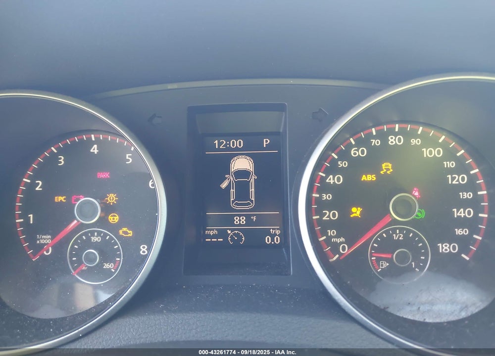 2014 VOLKSWAGEN GTI VIN: WVWHD7AJ5EW010809