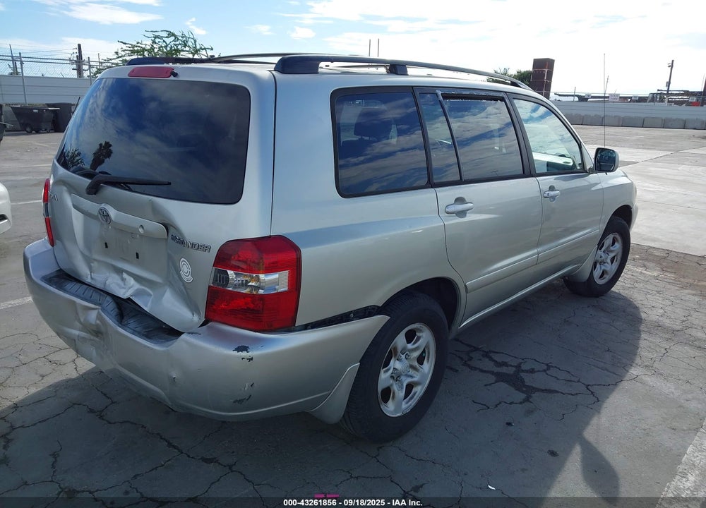 2005 TOYOTA HIGHLANDER VIN: JTEGD21A350113207