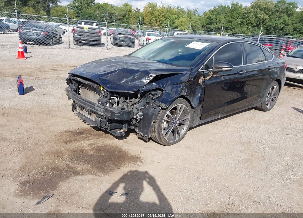 2019 FORD FUSION TITANIUM VIN: 3FA6P0D95KR187128