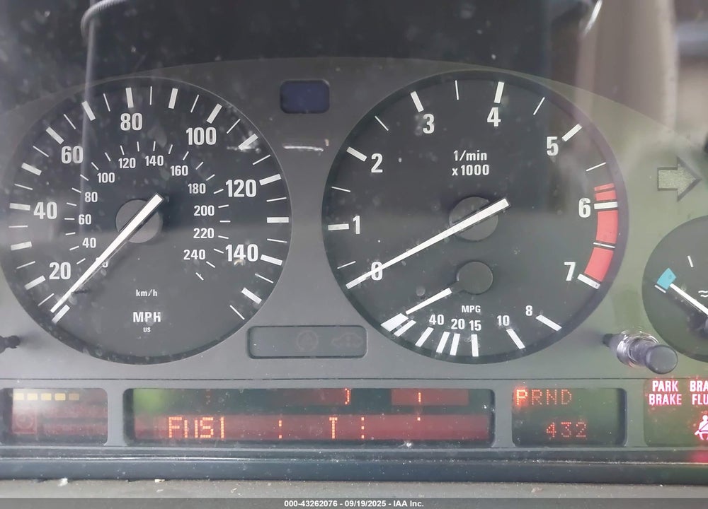 1996 BMW 740 IL VIN: WBAGJ832XTDL38507