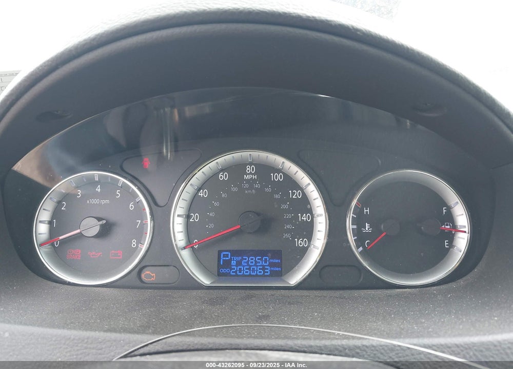 2010 HYUNDAI SONATA GLS VIN: 5NPET4ACXAH645790