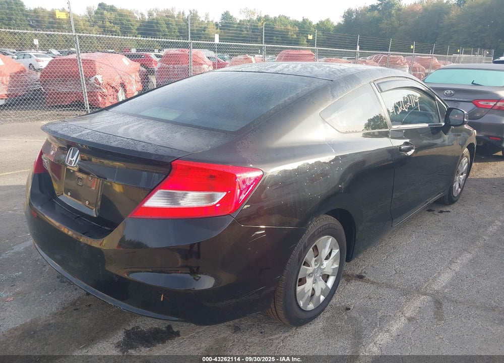 2012 HONDA CIVIC VIN: 2HGFG3B51CH502775