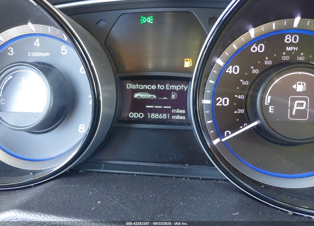 2013 HYUNDAI SONATA GLS VIN: 5NPEB4AC5DH564283