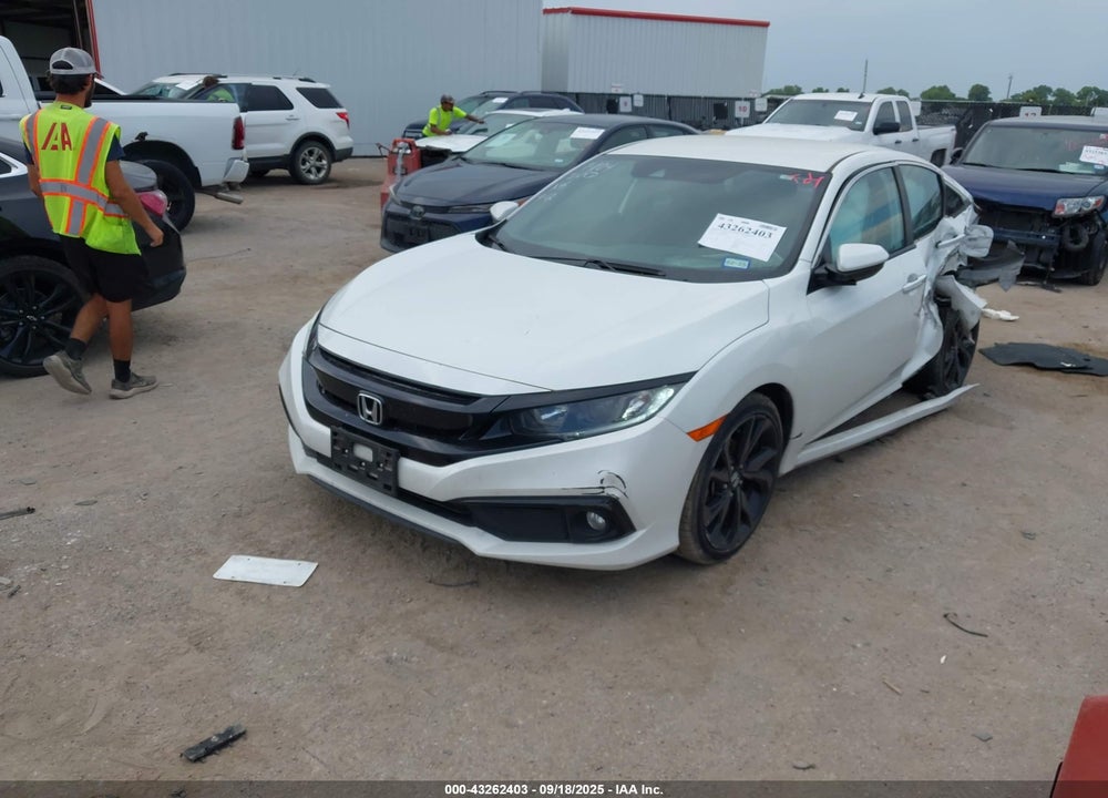2020 HONDA CIVIC VIN: 19XFC2F88LE020535