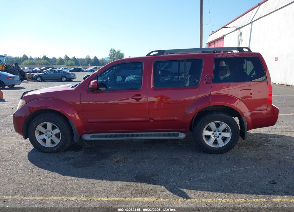 2008 NISSAN PATHFINDER SE VIN: 5N1AR18BX8C650773
