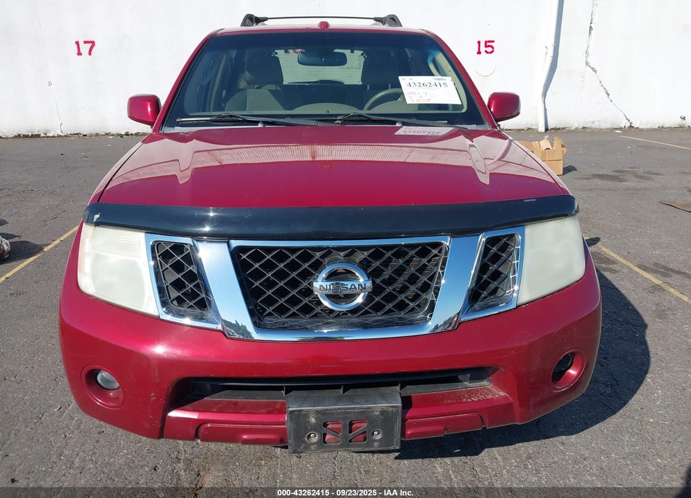 2008 NISSAN PATHFINDER SE VIN: 5N1AR18BX8C650773