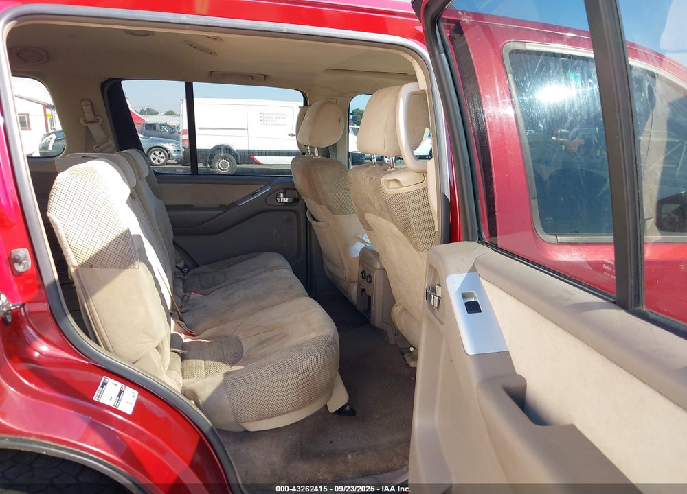 2008 NISSAN PATHFINDER SE VIN: 5N1AR18BX8C650773