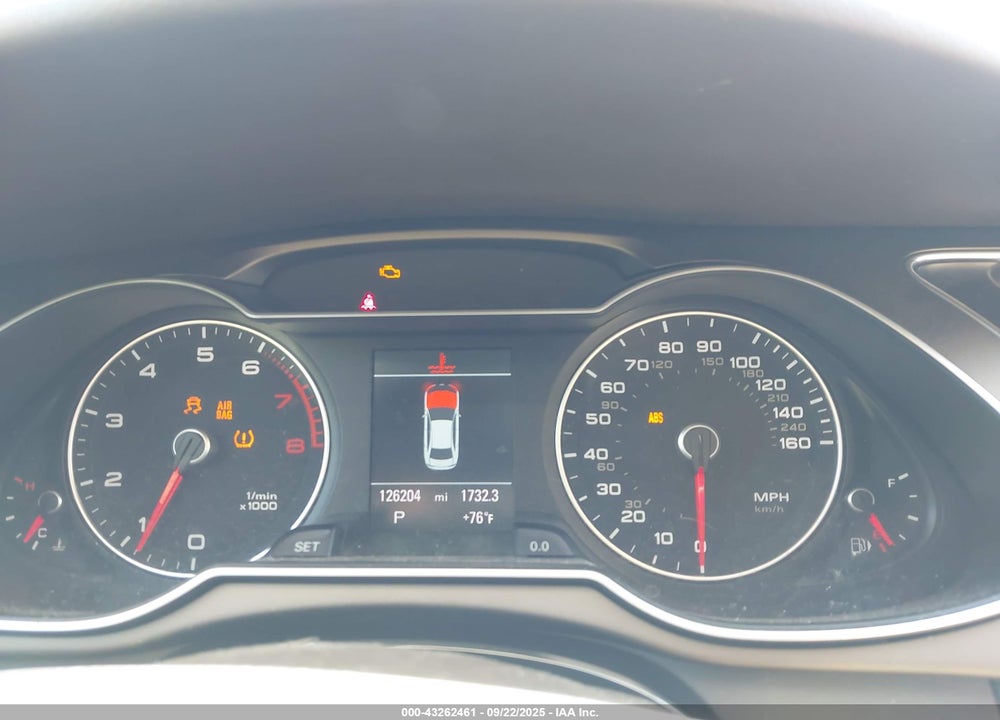 2013 AUDI A4 VIN: WAUFFAFL1DN039699