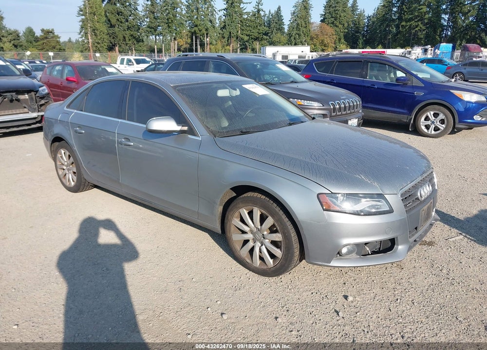 2010 AUDI A4 2.0T PREMIUM VIN: WAUFFAFL5AN049860