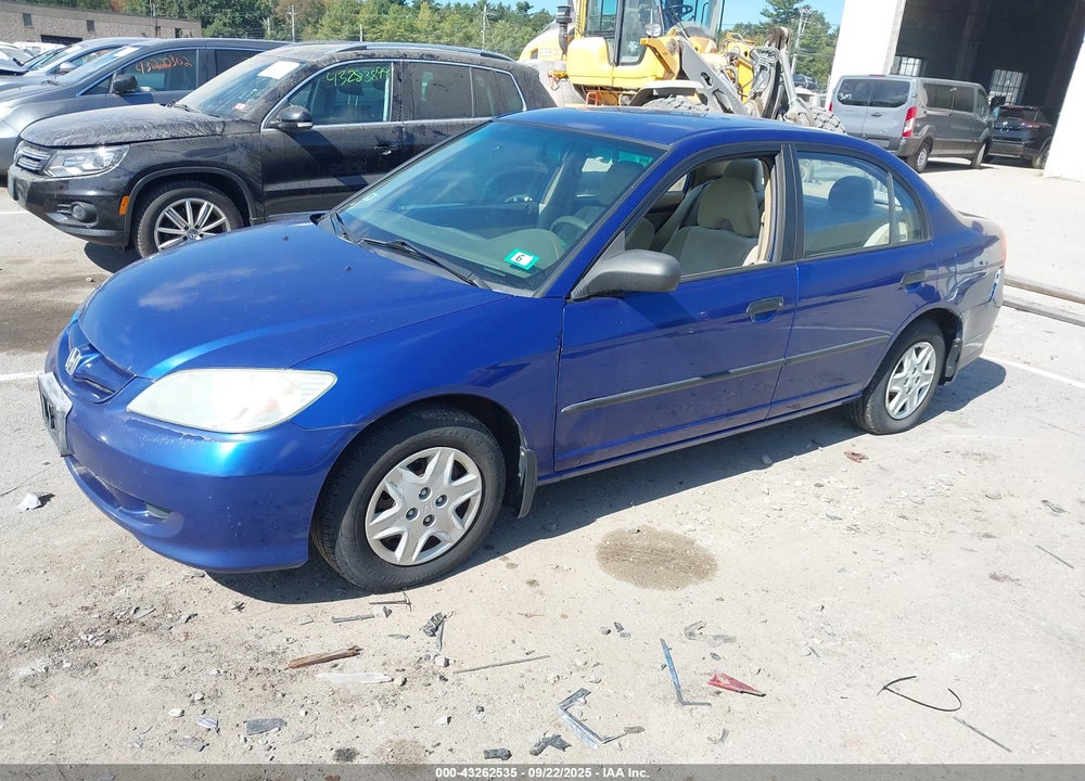 2004 HONDA CIVIC VP VIN: 1HGES16334L012494