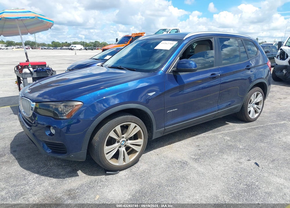 2016 BMW X3 XDRIVE28I VIN: 5UXWX9C5XG0D80025