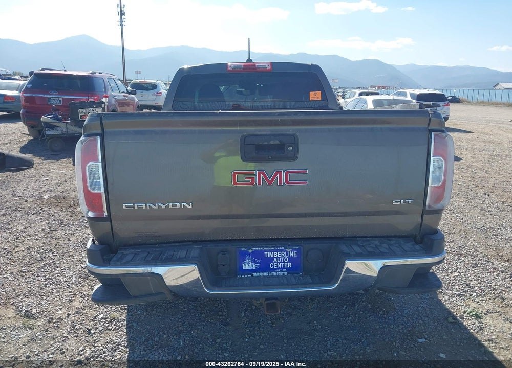 2015 GMC CANYON SLT VIN: 1GTG6CE37F1119328