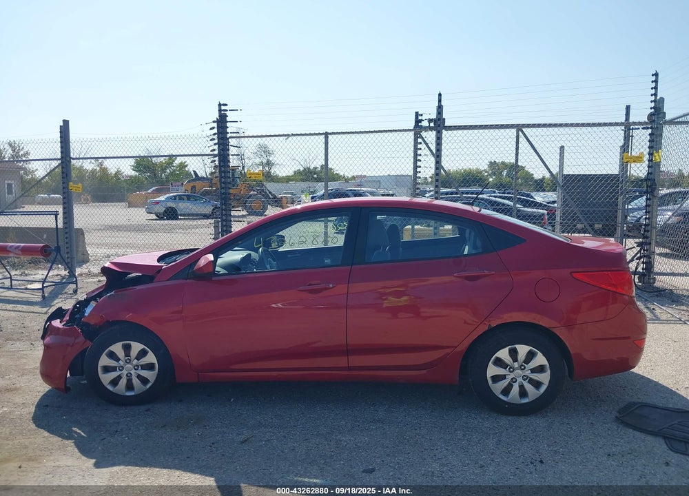 2016 HYUNDAI ACCENT VIN: KMHCT4AE1GU978740