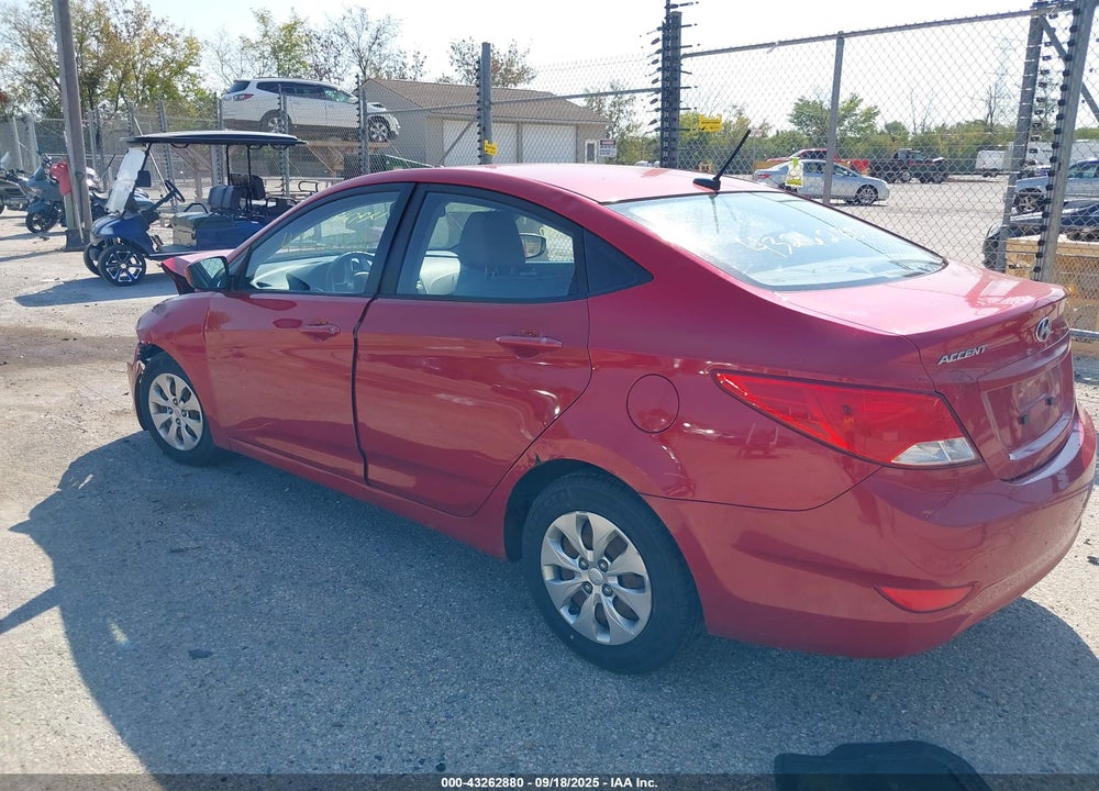 2016 HYUNDAI ACCENT VIN: KMHCT4AE1GU978740