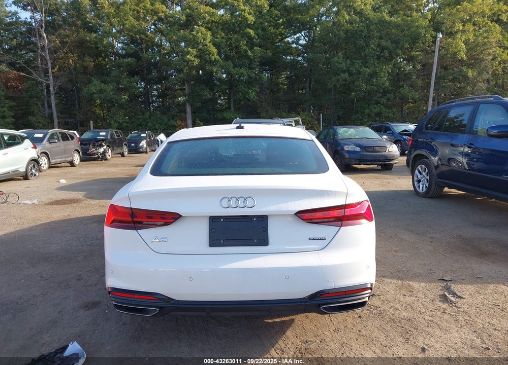 2025 AUDI A5 SPORTBACK PREMIUM 45 TFSI S LINE QUATTRO S TRONIC VIN: WAUDACF56SA008312