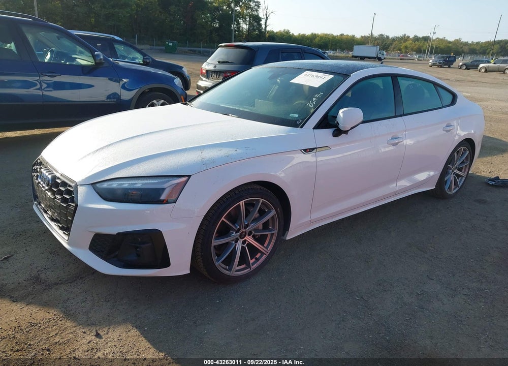 2025 AUDI A5 SPORTBACK PREMIUM 45 TFSI S LINE QUATTRO S TRONIC VIN: WAUDACF56SA008312