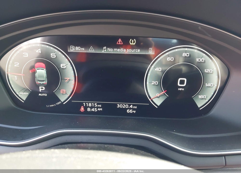 2025 AUDI A5 SPORTBACK PREMIUM 45 TFSI S LINE QUATTRO S TRONIC VIN: WAUDACF56SA008312