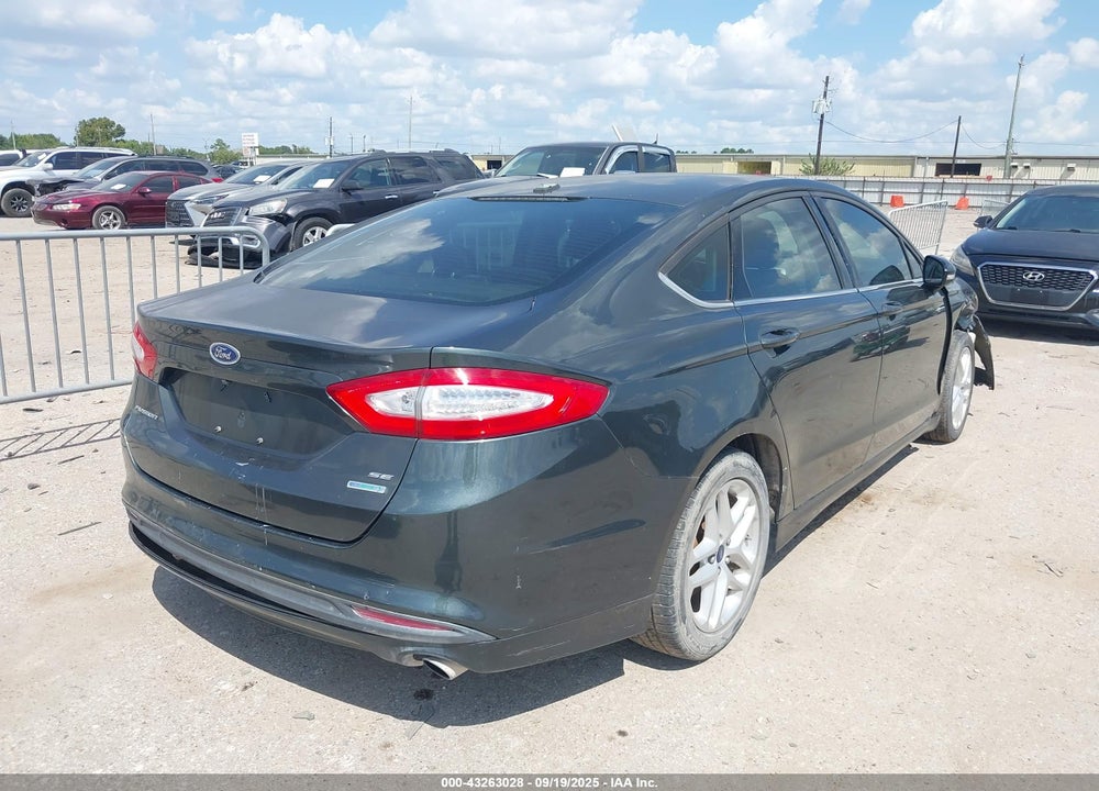 2015 FORD FUSION SE VIN: 3FA6P0HD1FR183016