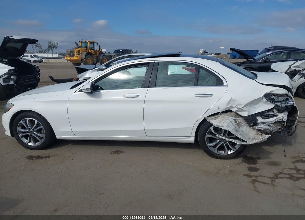 2018 MERCEDES-BENZ C CLASS VIN: WDDWF4KB5JR319251