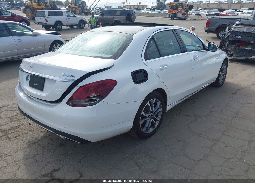 2018 MERCEDES-BENZ C CLASS VIN: WDDWF4KB5JR319251