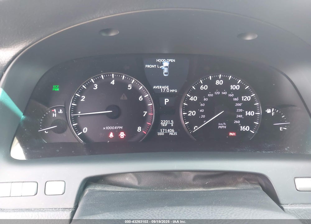 2010 LEXUS LS 460 VIN: JTHBL5EF5A5096107