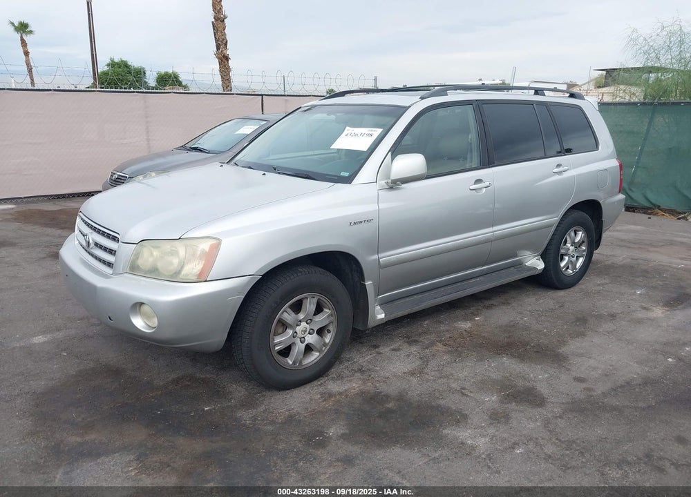 2002 TOYOTA HIGHLANDER LIMITED V6 VIN: JTEHF21A420053917